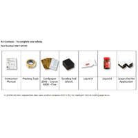 Toyota Headlight Cleaning Refurbishment Coating Kit - Suits All Vehicles