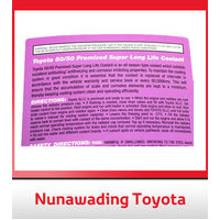 Toyota Super Long Life Coolant Anti Freeze Pink 5L 