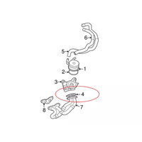 Toyota Engine Oil Cooler Pipe Gasket Lower for Aurion Kluger