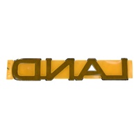 Toyota Tailgate LAND Name Badge for LandCruiser 100 Series 01/1998 - 08/2002