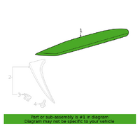 Toyota Rear Spoiler 218 Eclipse Black for Corrolla 