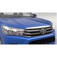 Toyota Headlight Covers Halogen for Hilux SR & Workmate 06/2015-Onwards