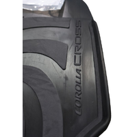 Toyota Corolla Cross Rubber Floor Mats Front & Rear Set 2022 - Current