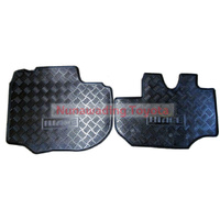 Hiace SLWB Commuter Front Rubber Floor Mats Set 2005 - 2019 