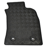 Toyota Hilux Front All Weather Rubber Floor Mats 09/2011 - 07/2015
