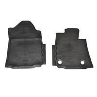 Toyota HiLux Front Rubber Floor Mats Set 08/2015 - Current