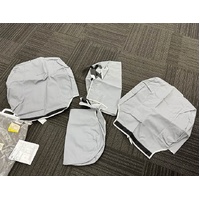 Toyota Front Canvas Seat Covers Landcruiser 70 Series 8/2001-7/2012