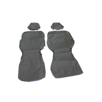 Toyota Land Cruiser 300 Front Canvas Seat Covers 