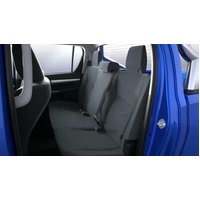 Toyota Hilux Dual Cab Rear Canvas Seat Covers 2015 - Current