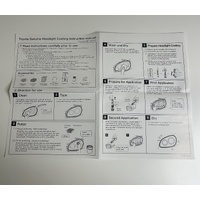 Toyota Headlight Cleaning Refurbishment Coating Kit - Suits All Vehicles