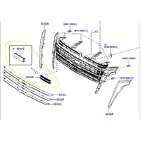 Toyota Hiace Radiator Grille Garnish