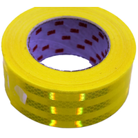 Toyota Reflective High Vis Tape Fluro Yellow 15M Roll Safety Mining Industry Spec