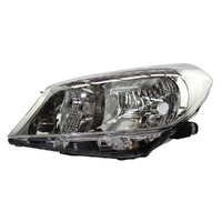 Toyota Headlight Halogen Left Hand Passenger for Yaris Hatch 08/2011-07/2014