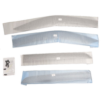 Toyota HiLux Slimline Weathershields Set of 4 06/2015 to Current