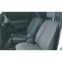 Toyota Landcruiser 70 Canvas Front 3/4 Bench & Bucket Seat Covers