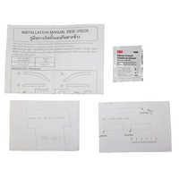 Toyota HiLux Slimline Weathershields Set of 4 06/2015 to Current