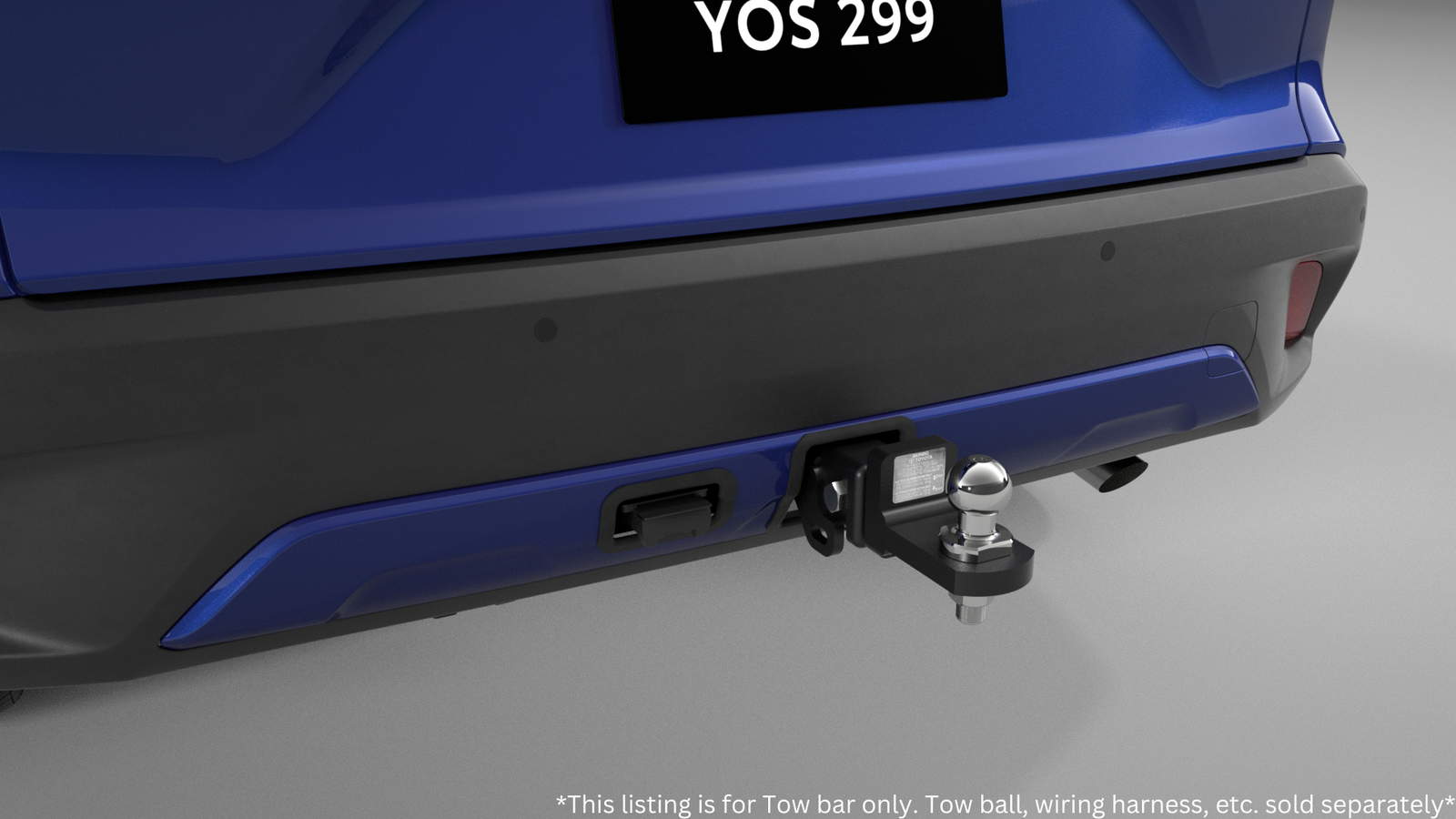 Genuine Toyota Corolla Cross Towbar with 750KG Capacity