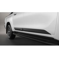 GENUINE TOYOTA HILUX DOUBLE CAB BODY SIDE MOULDING BLACK PC1700K006 AUGUST 2017 image