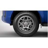 Toyota Silver 17 inch Alloy Wheels for Hilux SR Workmate SR5 Extra Cab image