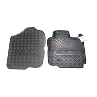 Toyota Rav 4 Front Rubber Floor Mats Set 11/2005 - 11/2012 image