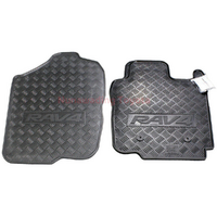 Toyota Rav 4 Front Rubber Floor Mats Set 11/2005 - 11/2012 image