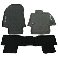 Toyota Rav4 Rubber Floor Mats Front & Rear Set 10/2019 - Current image