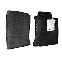 Toyota LandCruiser Prado Front Rubber Floor Mat Set 07/2002-10/2009 image