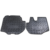 Toyota HiAce LWB Front Rubber Floor Mats Set 2005 - 2019 image