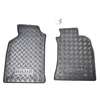 Toyota Hilux Front Rubber Floor Mats 02/2005 - 06/2011 image