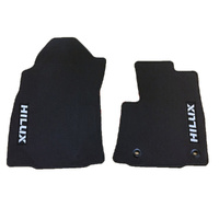Toyota Hilux Manual Front Carpet Mat Set 2015 - Current image