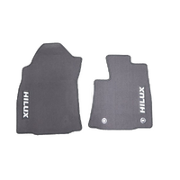 Toyota HiLux Front Carpet Mat Set from 2015 for Automatic Transmissions image