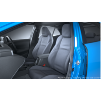 Toyota Corolla Hatchback Rear Fabric Seat Covers image