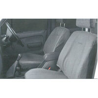 Toyota Landcruiser 70 Series Front Canvas Seat Covers Aug 01 -July 12 image