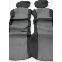 Toyota Land Cruiser 200 Front Fabric Seat Covers Vest Type image