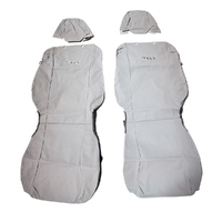 GENUINE TOYOTA HILUX H/DUTY CANVAS FRONT 2 x BUCKET SEAT COVERS SR SR5 W/ AIRBAG image
