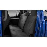 Toyota Hilux Extra Cab Rear Fabric Seat Covers Set 2015 - Current   image