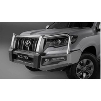 Toyota Land Cruiser Prado Polished Alloy Bull Bar 08/2017  - Current image