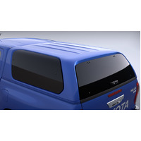Toyota Canopy Smooth 2 X Pop Out Windows SR5 D-Cab A-Deck Unpainted image