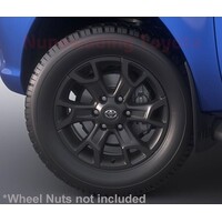 Toyota Hilux & Fortuner 18" Alloy Wheel Matte Black  image