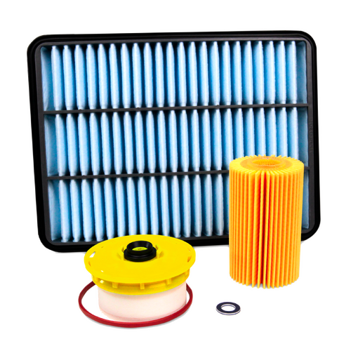 Toyota LandCruiser 70 Series V8 Oil, Air & Fuel Filter Service Kit