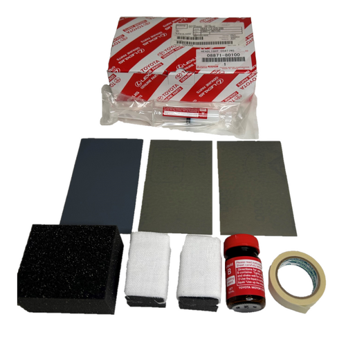 Toyota Headlight Cleaning Refurbishment Coating Kit - Suits All Vehicles