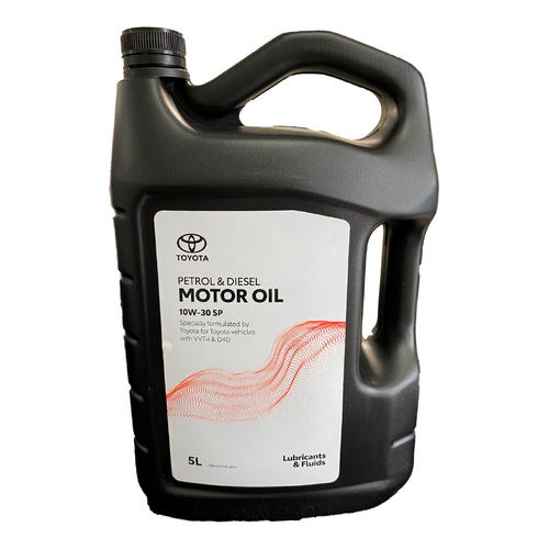 Toyota 10W-30 SP Petrol Diesel Engine Motor Oil 5L