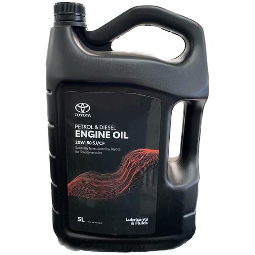 Toyota 20W-50 SJ/CF Petrol Diesel Engine Motor Oil 5L