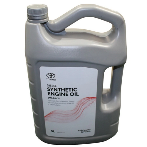 Toyota Synthetic 0W-20 C5 Diesel Engine Motor Oil 5L Bottle