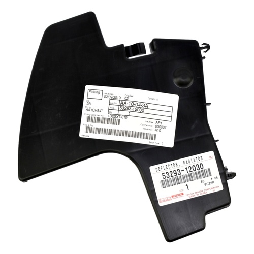 Toyota Corolla HB ZRE152 Radiator Side Deflector