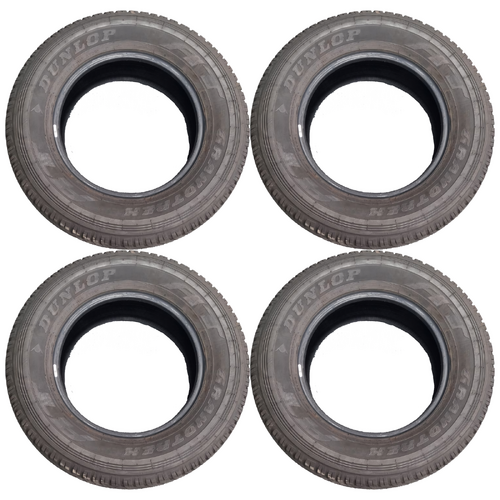 4 x DUNLOP Grandtrek Tyres AT25 265/65R17 112S 265 65 17 SUV 4WD (Factory Take-offs)