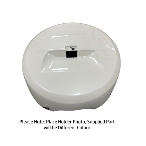 Toyota Tailgate Spare Wheel Cover White 040 Landcruiser Prado 08/2009 - 12/2023