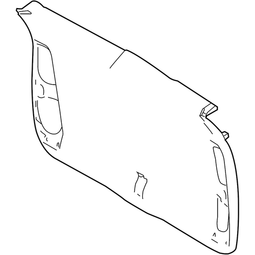 Toyota Tailgate Trim Panel Kluger 2014 - 2019