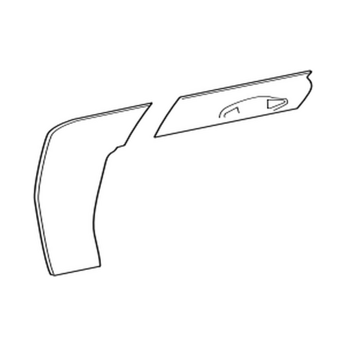 Toyota Right Hand Rear Door Skin for Corolla Hatch 08/2012-05/2018