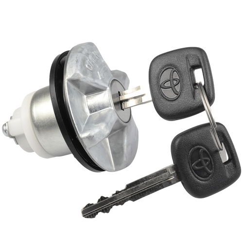 Toyota Locking Fuel Filler Cap with Lock & Key for Landcruiser 70 Series 07/2009-Onwards
